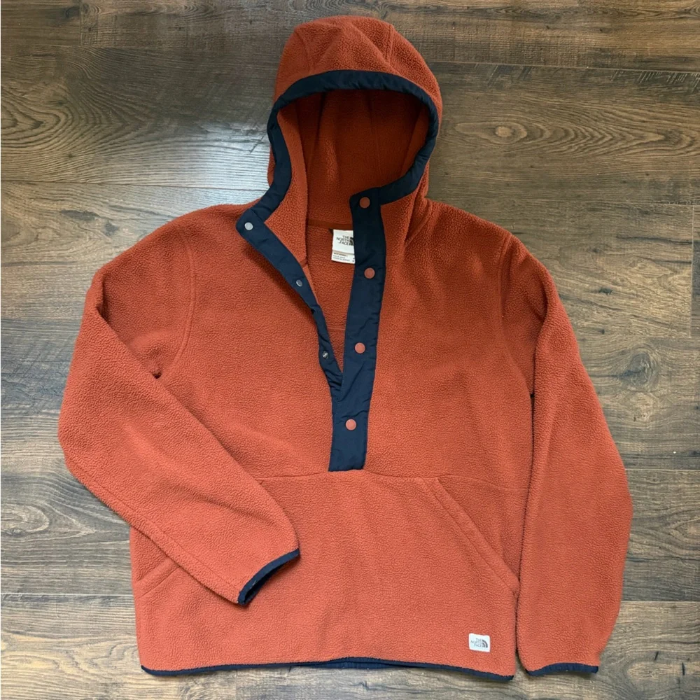 Men's North Face Hooded Sweatshirt - Picture 1 of 1